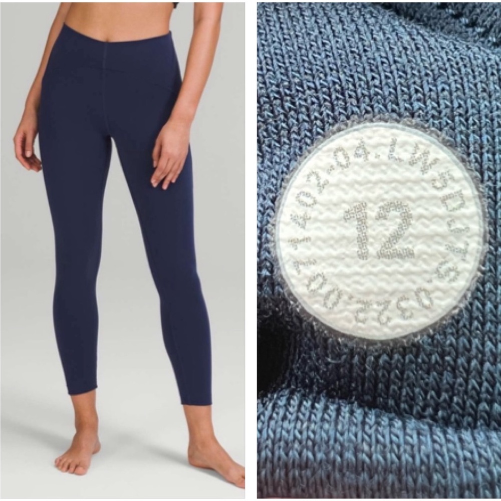 Lululemon Instill High Rise Tight 25” Navy Size 12